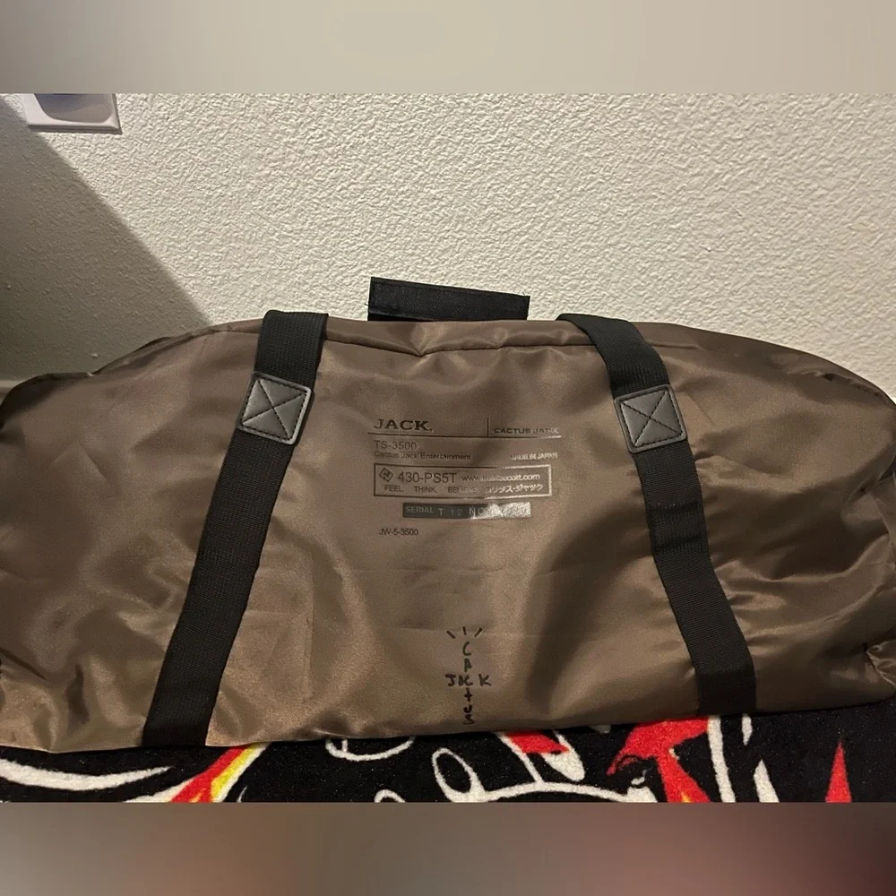 Travis Scott x PlayStation dufflebag